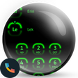 أيقونة البرنامج: Theme Dialer Neon Green