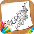 أيقونة البرنامج: How to Draw Henna - Learn…