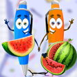 رمز البرنامج: Pen Run Game