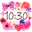 أيقونة البرنامج: Cute Clock Widget 2