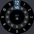 プログラムのアイコン：Rotate - Digital Watch Fa…