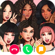プログラムのアイコン:KATSEYE Video Call and Ch…