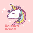 Wallpaper Unicorn Dream Theme