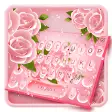 Beautiful Rose Water Drop Keyboard