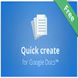 Icoon van programma: Quick create Google Docs™