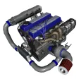 Car Engine  Jet Turbine - Int