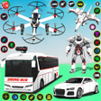 程序图标：Bus Robot Car Drone Robot…