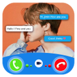 プログラムのアイコン：jimin bst Fake call : cha…