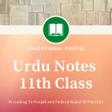 Programikonen: Urdu Notes For 11th Class