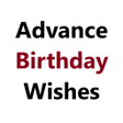 程序图标：Advance Birthday Wishes