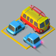 أيقونة البرنامج: Car Puzzle Jam