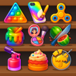 ไอคอนของโปรแกรม: Surprise Toys: Tap Merge …