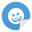 أيقونة البرنامج: STQR messengers sticker m…