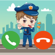 Programın simgesi: kids police - fake call