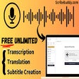 Programın simgesi: Free Audio/Video to Text …