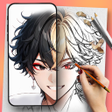 أيقونة البرنامج: Draw Anime: Paint  Sketch…