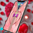 Rose Heart Lock Screen Zipper icon