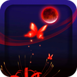 Programikonen: 3D Butterfly Flower Wallp…
