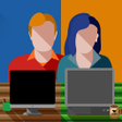 プログラムのアイコン：Two Interviewees