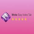 Иконка программы: Wrote: Easy Notes Tab