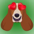 プログラムのアイコン：BassetMoji - Basset Emoji…