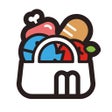 Icoon van programma: menu maga