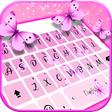 Ikona programu: Pink Glitter Butterfly Ke…