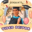 Graduation Photo Frame Video Editor  Maker