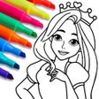Princess Coloring Book: Paint icon