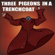 Three Pigeons in a Trench Coat icon