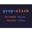 grep-click: type button text to click