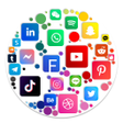 プログラムのアイコン：AppKing: All social media…