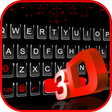 Ícone do programa: Classic 3d Neon Red Keybo…