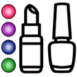 Programikonen: Beauty Coloring Book Glit…