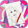 Ikona programu: Learn Draw Gorgeous Prin…