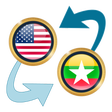 Symbol des Programms: US Dollar to Myanmar Kyat