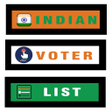程序图标：India voter list