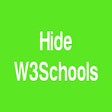 Hide W3Schools