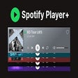 ไอคอนของโปรแกรม: Spotify Player+