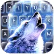 Howling Wolf Moon Keyboard Theme