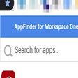 Icoon van programma: Workspace ONE Finder