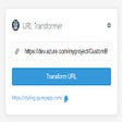 ไอคอนของโปรแกรม: URL Transformer