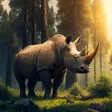 Ícone do programa: The Rhino - Animal Simula…