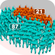 أيقونة البرنامج: Count Master Crowd Clash …