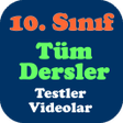 Ikona programu: 10. Sınıf Tüm Dersler Tes…