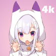 أيقونة البرنامج: 100000 Anime Live Wallpap…