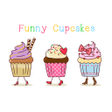 أيقونة البرنامج: Funny Cupcakes Theme