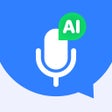 Symbol des Programms: Voice Translator App.