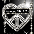 Silver Bling ハートピース壁紙きせかえ icon