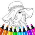 Programikonen: Fashion Coloring Pages